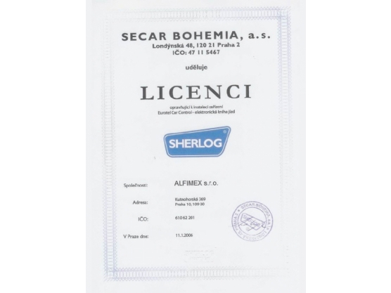 Licenz Secar Bohemia (Sherlog)